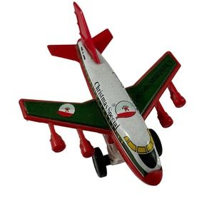 Plastic B747 Toy Airplane with Pencil Sharpener Christmas Special Made in Japan